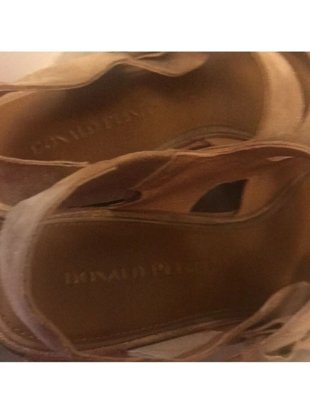 DONALD PLINER Slingback Wedge Sandals 9.5M